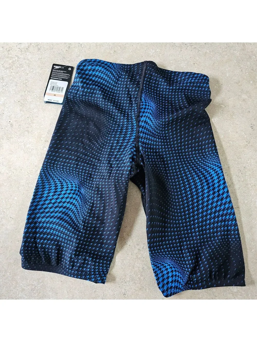 Speedo Endurance+ Team Royal Blue Jammer Swim Shorts Size 28